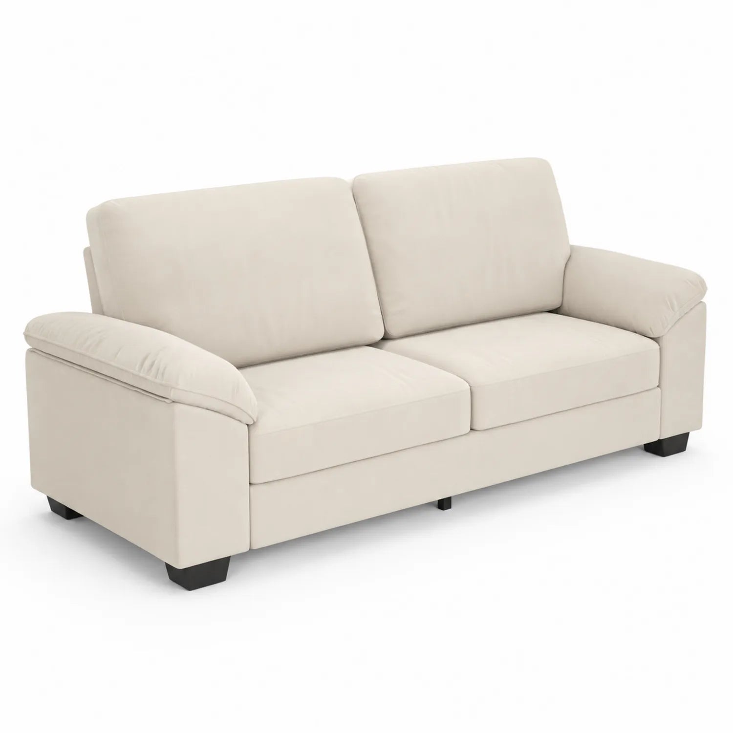 Divano 3 posti in tessuto beige