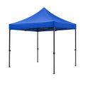 Gazebo pieghevole quadrato blu 300x300 cm in poliestere