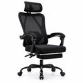 Sedia da ufficio ergonomica in rete con poggiatesta